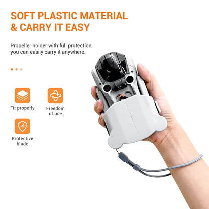 Props Holder for DJI Mini 3 Pro Propeller Strap Props Blades Fixator Protection Accessories GetZget
