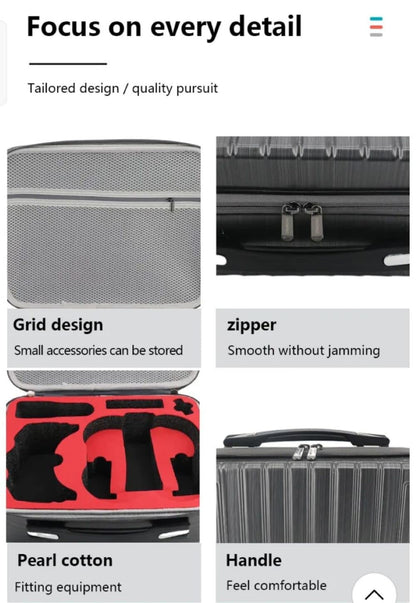 Carrying Case Bag for DJI Avata Semi Hard Suitcase