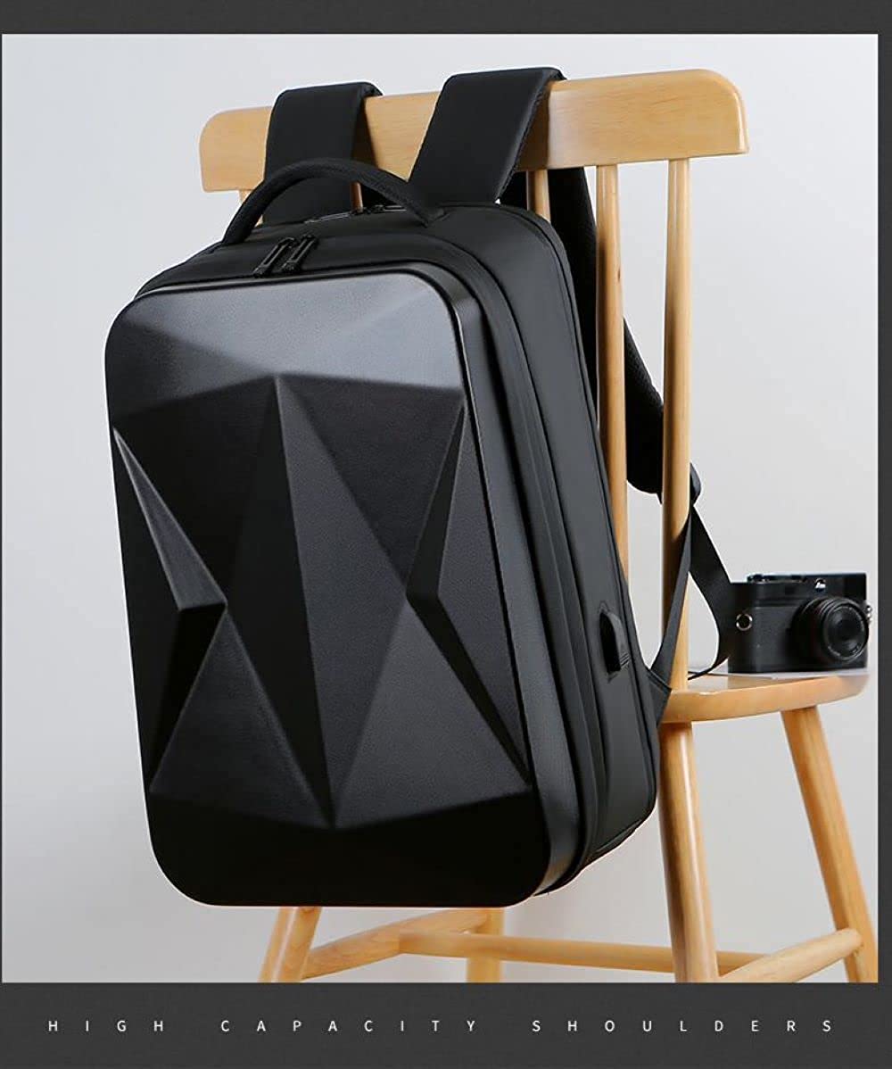 Hard Case Laptop Backpack with Charging Port and Number Lock (view 4)