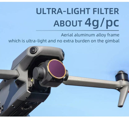 4 in 1 Mix Filters Set For DJI Mavic 3 Gimbal Camera Nd Filters Accessories GetZget