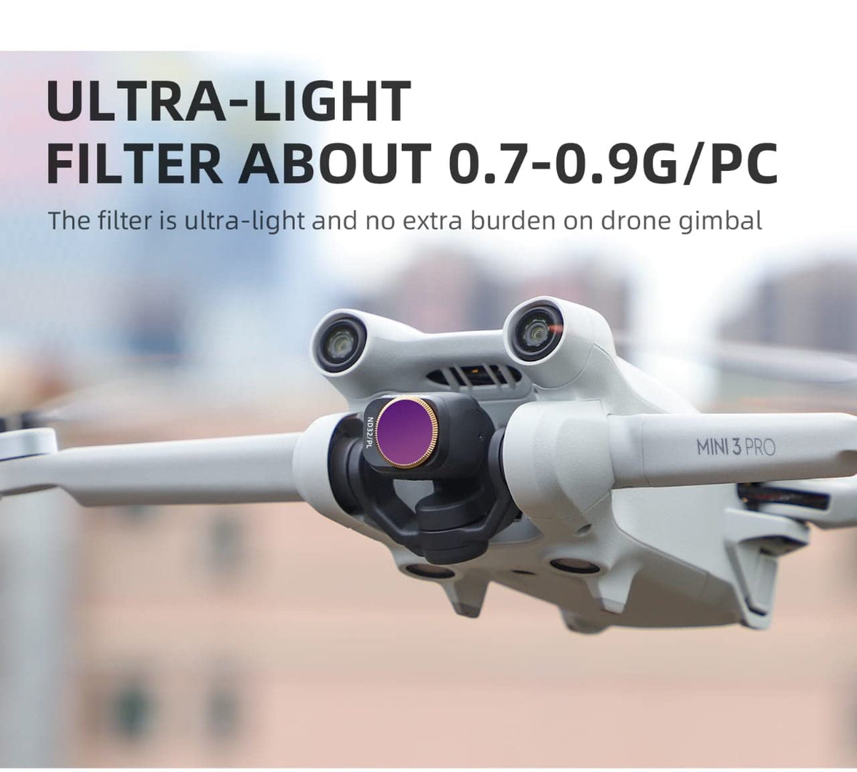 4-in-1 ND Filter Set for DJI Mini 3 / 3 Pro (ND4, ND8, ND16, ND32) (view 7)