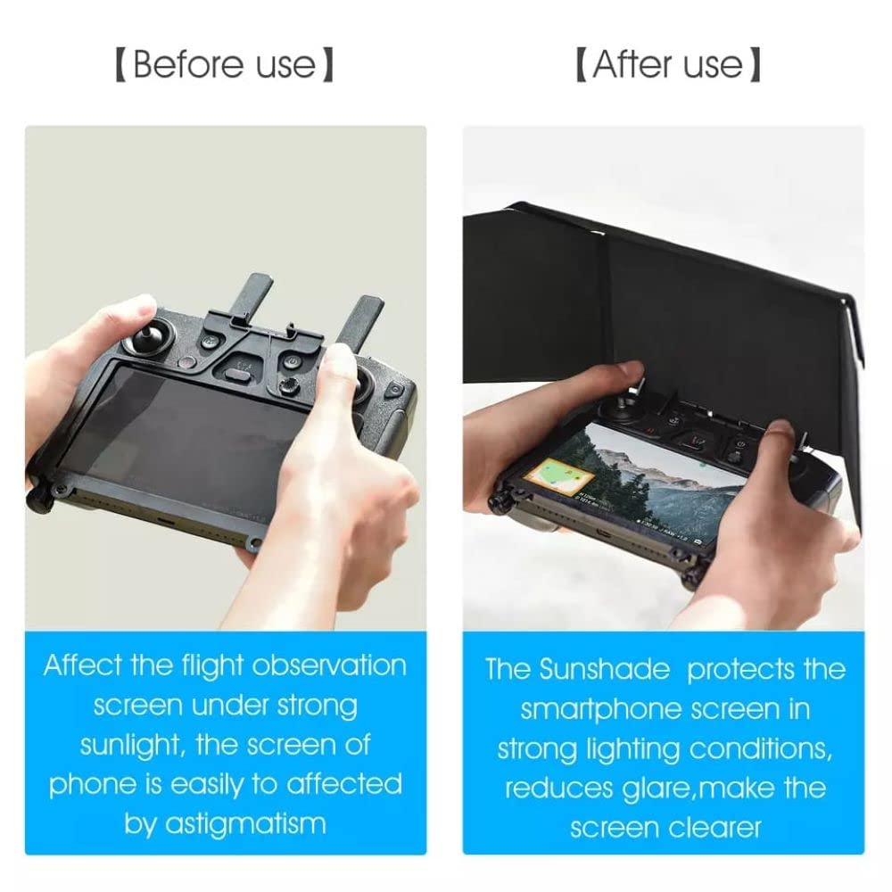 Foldable Sunshade for DJI Smart Controller (Mavic 2 Pro, Air 2S, Air 2) (view 8)