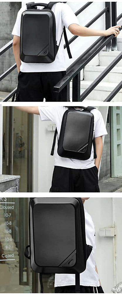 Laptop Bag with inbuilt charger and earphone jack/ Antitheft backpack Hard case GetZget