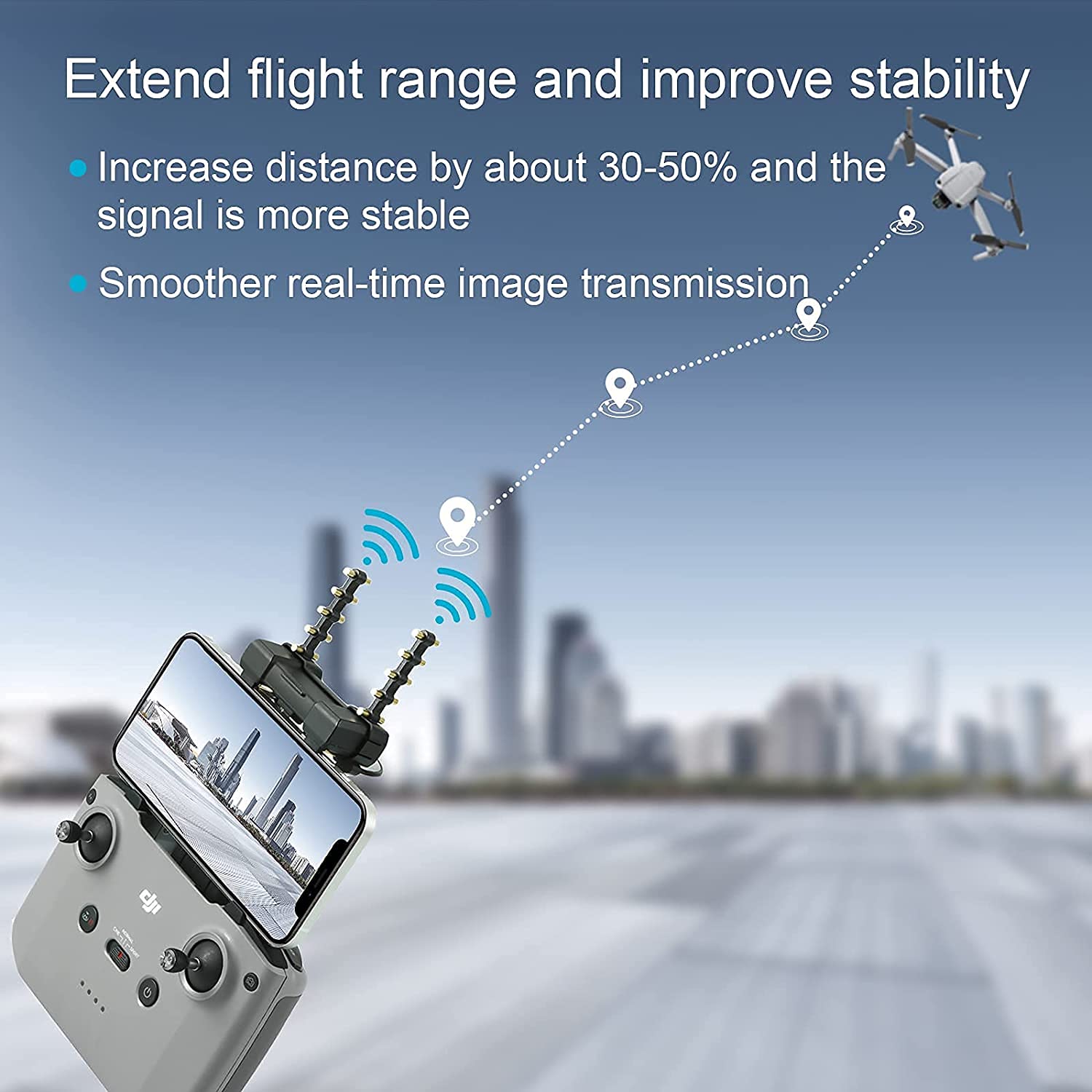 Dji mavic mini 2 deals distance range