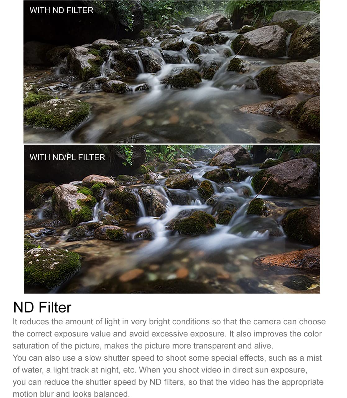 4-in-1 ND Filter Set for DJI Mini 3 / 3 Pro (ND4, ND8, ND16, ND32) (view 4)