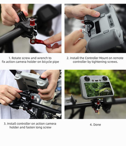 Bike Bracket For Dji Mavic 3 Classic/ Mini 3 Pro Display Remote Controller Mount Accessories GetZget