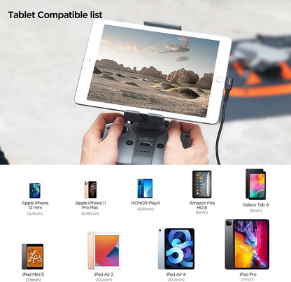 Tablet Holder for Dji Flip / Neo/ Mini 2/3/3 Pro/ Air 2/ 2 s/ Mavic 3 GetZget