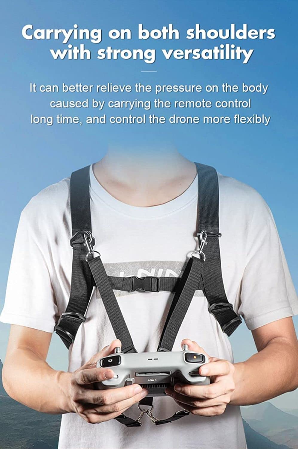 Remote Neck Strap for DJI Flip, Neo, Mini 4 Pro, Air 3 / 3S, Mavic 3 (view 6)