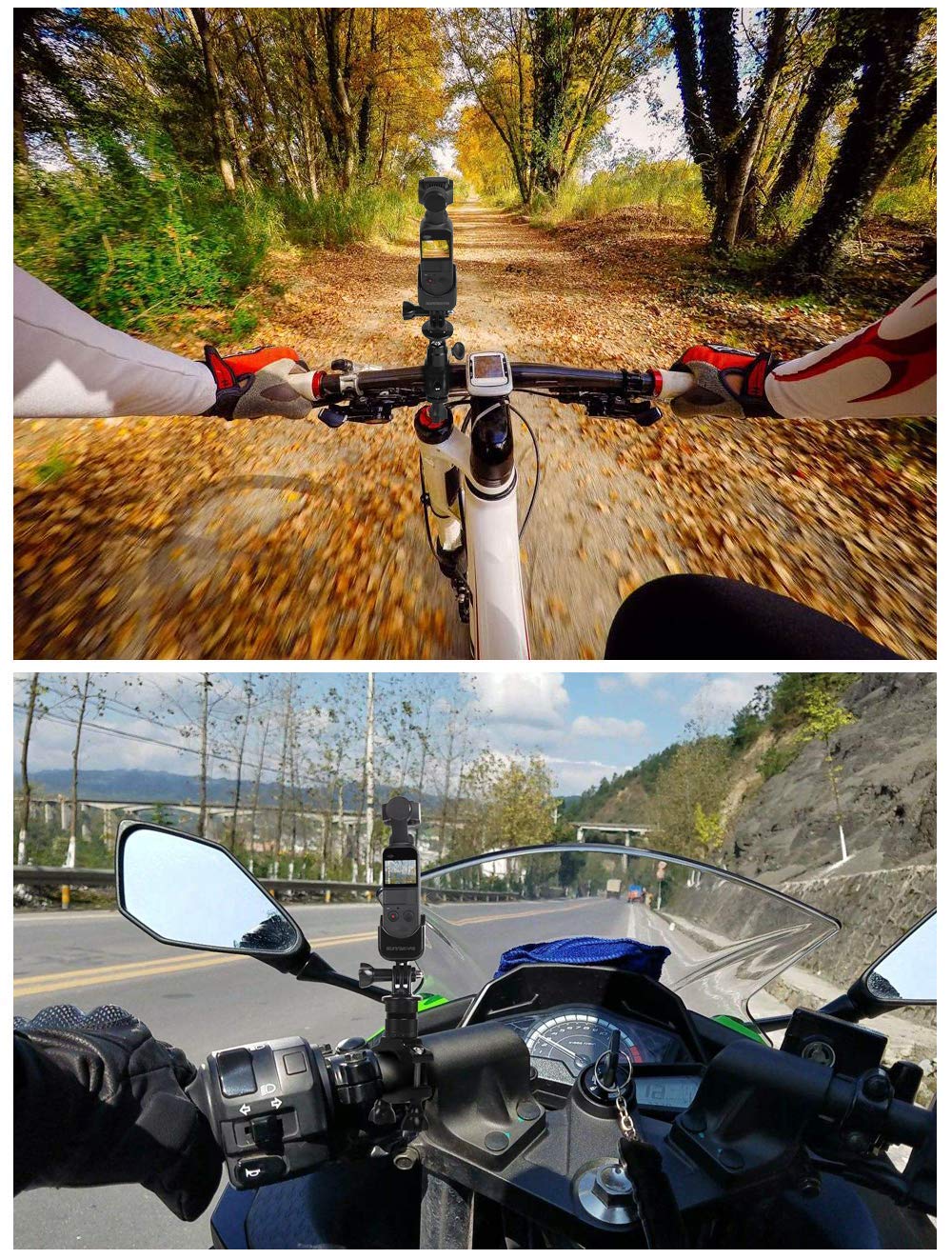 Bike Mount for DJI Osmo Pocket and Pocket 2 (Motorbike and Cycle) (view 4)