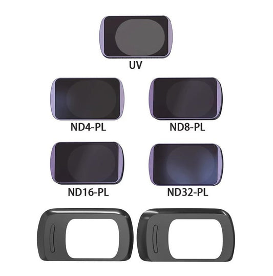 Mini camera Lens & magnetic Suction Nd Filters For DJI Mavic MINI 1/ 2/ SE Drone 5 in 1 Gimbal lens Filters (UV+NDPL) Set GetZget