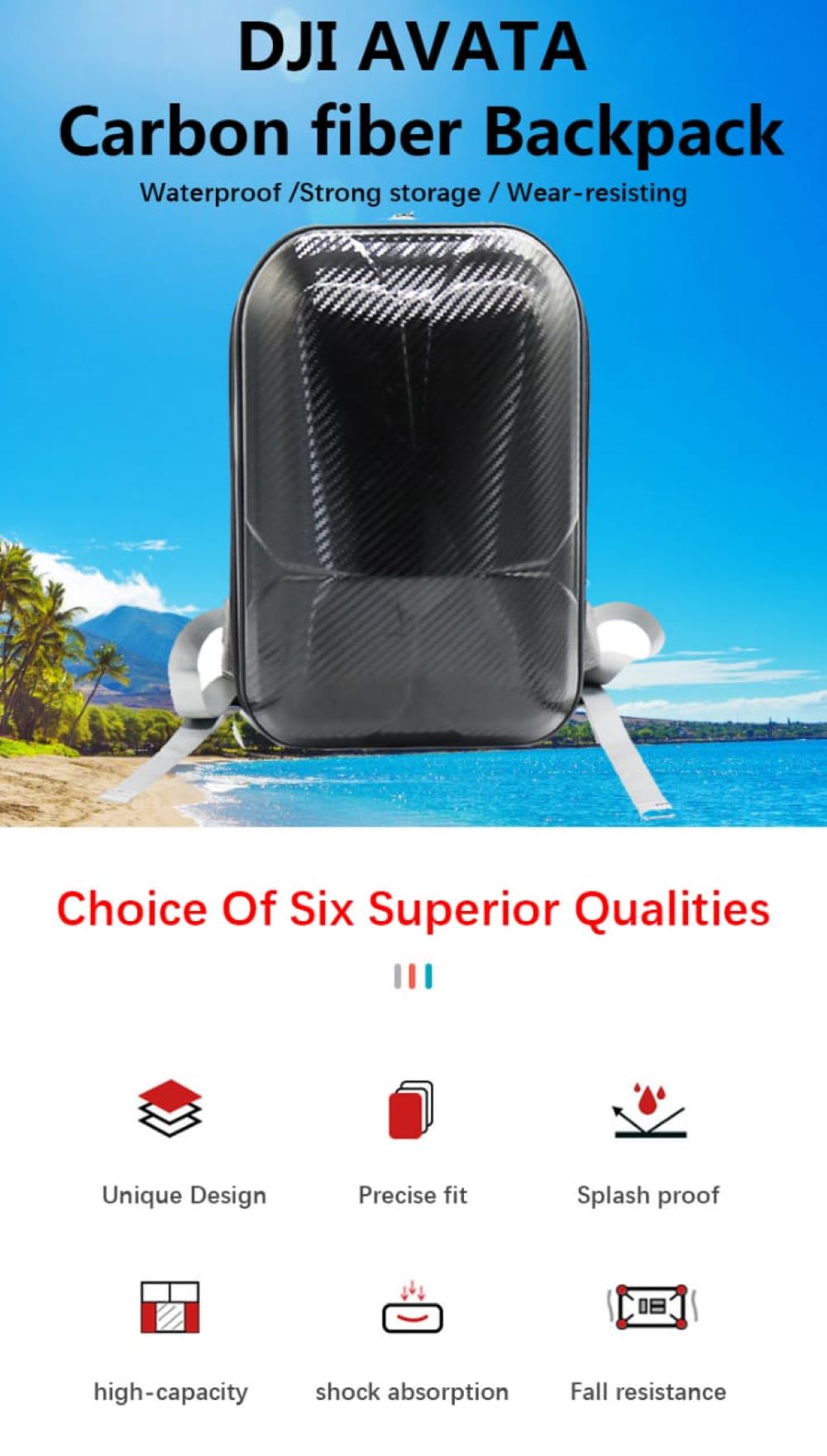Travel Backpack for DJI Avata (view 5)