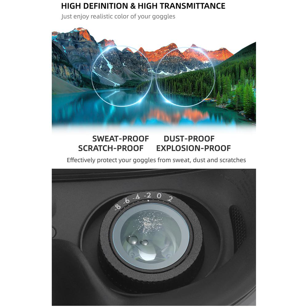 Tempered Glass Screen Protector Film for DJI Avata Goggles 2 (view 5)