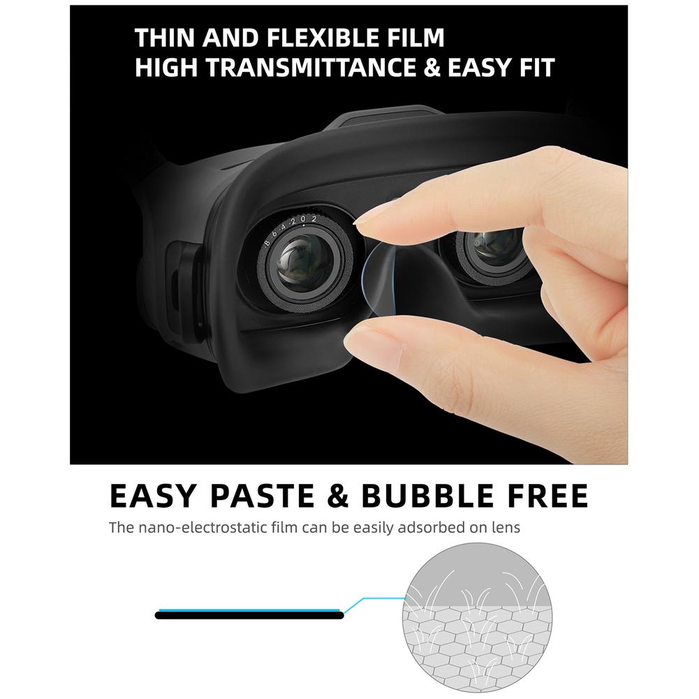 Tempered Glass Screen Protector Film for DJI Avata Goggles 2 (view 4)