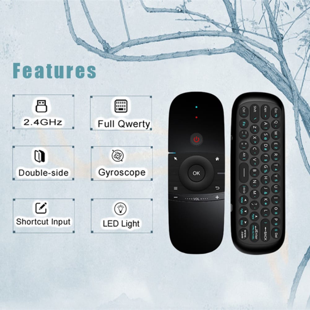 Air Mouse Remote controller for Smart Tv/ Projector/ Pc/ Laptop