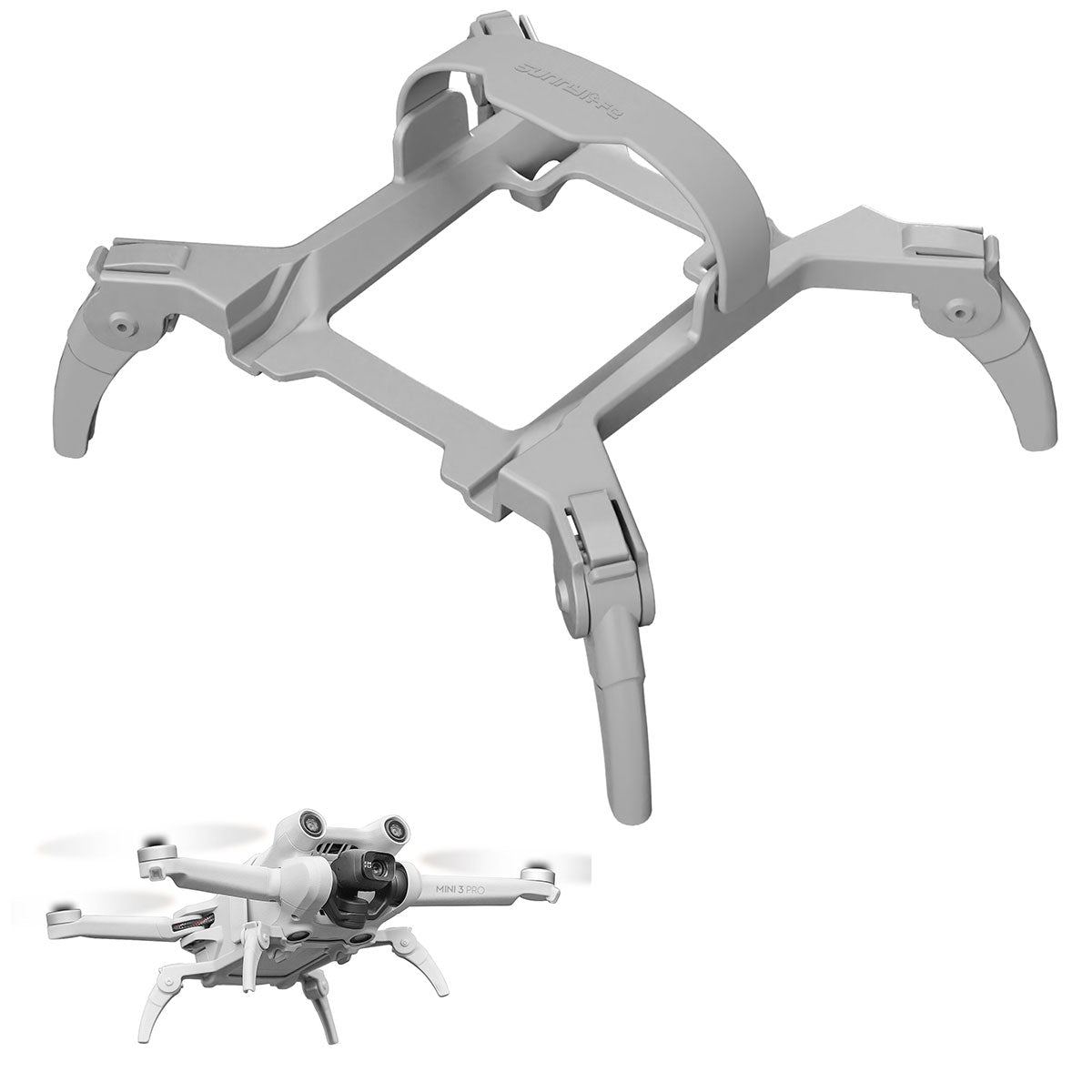 Height Extender For DJI Mini 3 Pro Spider Landing Gear Foldable Accessories GetZget